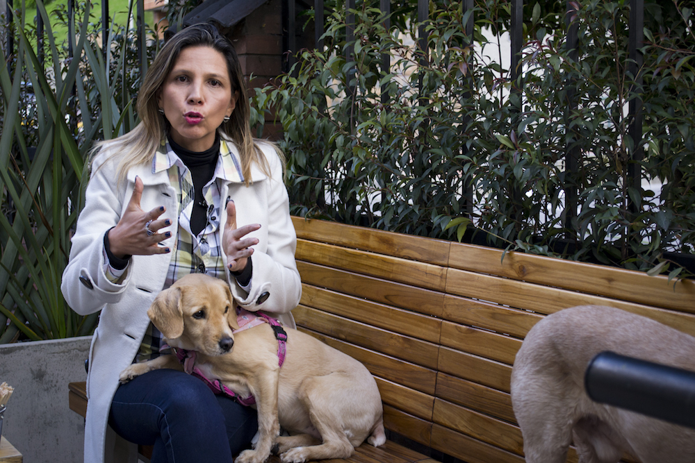 Yerly Mozo y Asesora de Convivencia y Protección Animal del Ministerio del Interior. Foto: katherin Castro B. 